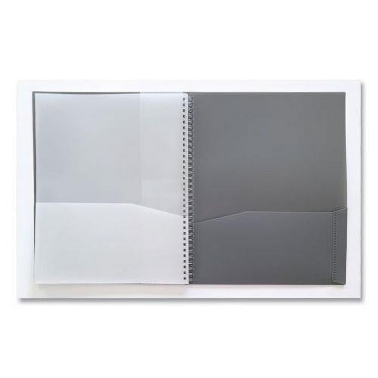 Noted Neutrals Glossy 10-Pocket Portfolio Folder, 11 x 8.5, Assorted Noted Neutrals Glossy 10-Pocket Portfolio Folder, 11 x 8.5, Assorted