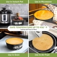 thumbnail image 4 of shiyou-4 Inch Mini Springform Pan, Non-stick Cheesecake Pan, Spring Form Pans for Baking, Springform Pans with Removable Bottom, Round Cake Pans, Small Cake Mold for Mini Cheesecake Pizza, 4 of 4