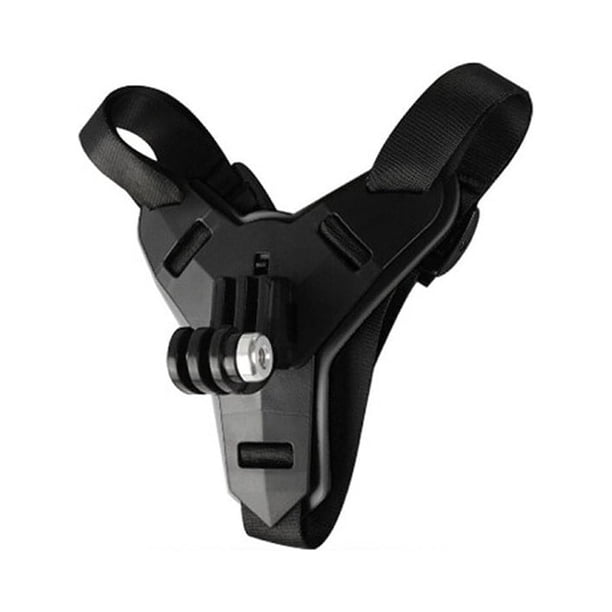 Toystoory Soporte de barbilla para casco de motocicleta Accesorios de soporte a prueba de golpes para cámara Ciclismo