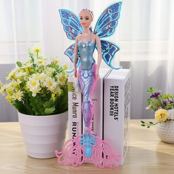 Muneca Sirena Nadadora Juguete Clasico Magico para Ninas Con Mariposa Walmart en linea