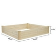 thumbnail image 3 of Veryke Wood Garden Flower Planter Box - 48 x 48 x 10inch, 3 of 9