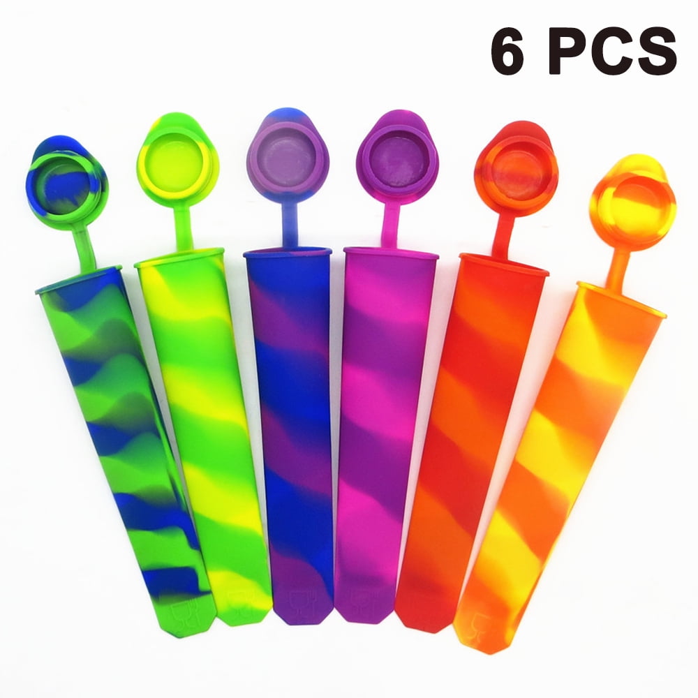 6pcs/set Silicone Popsicle Mold Ice Lolly Mold Ice Maker Ice Mold Snack New H2F3 6pcs/set Silicone Popsicle Mold Ice Lolly Mold Ice Maker Ice Mold Snack New H2F3