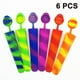 thumbnail image 1 of Molde de silicona para paletas de colores, reutilizable, apto para uso alimentario, fácil de limpiar, para preparar delicias caseras saludables, 1 of 8