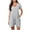 Gray, variant on Shorts Rompers for Women Summer Short Sleeve Jumpsuits Crew Neck Loose Overalls with Pockets (Large, Gray)