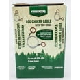thumbnail image 2 of FORESTER 10 FT LOG CHOKER CABLE WITH TOW RINGS ATV TRACTOR, 2 of 7