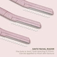 thumbnail image 2 of CUITING Rasoir pour Femmes Visage 15 Pcs Microblade Rasoirs Sourcils Outil de Dermaplaning Multi-Usage pour Visage Rasoirs Visage Pêche pour Femmes et Hommes (Rose), 2 of 5