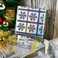 thumbnail image 6 of EP Christmas Holographic Foil Wrapping Paper - Mini Roll - Snowflake Blocks/Reindeer and Bell/Snowflake Silver Print for Christmas, Holiday, Party - 17 x 120 inches - 3 Rolls (42.5 sq.ft.ttl.), 6 of 14