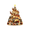 04# [Christmas Tree Reindeer Table Centerpiece], variant on Christmas Table Decor with Cardinal Statues and Flameless Candles Festive Tabletop Arrangement for Dining Room Holiday Styling