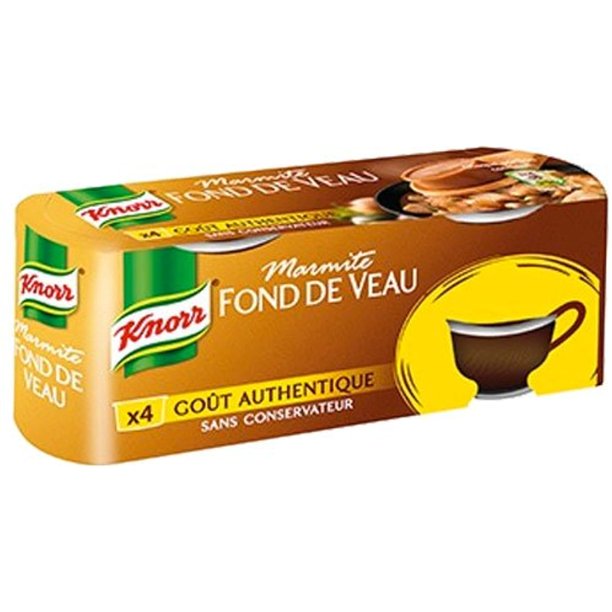 French Stock Broth Veal KnorrMarmite Fond De Veau 3,95 Oz