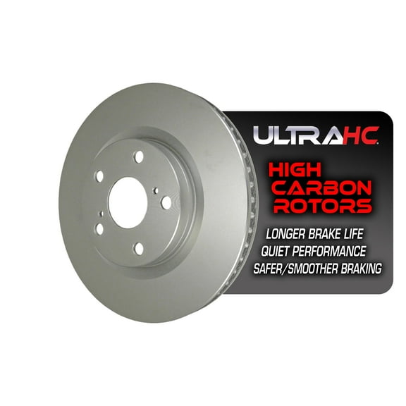 UltraHC Coated High Carbon Brake Rotor, Front UR005574, Toyota Camry 2017-2007