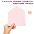 thumbnail image 5 of 5 Sets Pink Envelopes Wedding Invitations Envelopes Valentines Day Love Letter Envelopes, 5 of 8