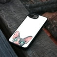 thumbnail image 4 of WIRESTER Shockproof Soft Rubber Cover Case for Apple iPhone 16e 6.1" 2025, Animal Sphynx Kitten Cat, 4 of 5
