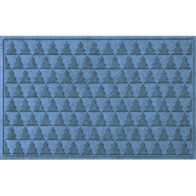 867580035 Water Guard Pine Trees Mat in Bluestone - 3 ft. x 5 ft.