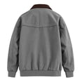 thumbnail image 5 of HOOMEUMY Mens Light Jackets Casual Stylish Windbreakers for Men Light Track Jacket Laydown Collar Fall Golf Coats, 5 of 7
