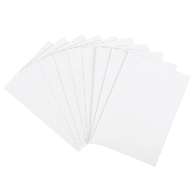 Uxcell 50Pcs Photocard Holder, Trading Card Protector Photo Sleeves Shield Cover, White