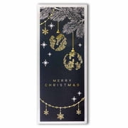 4 oz Silver Colorized Bar - Classy Merry Christmas (w/Box)