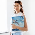 thumbnail image 6 of Painting Birds Sea Towers 3 Ring Binders 1.5 inch Hardcover File Folders with Interior Pockets A4 Size Organizer for School Office Hospital Set of 2, 6 of 8