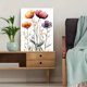 thumbnail image 5 of Qisvanset 12x16 Inch Pink Wildflower Nursery Canvas Wall Art, Watercolor Flower Print Girl Room Wall Decor, 5 of 8