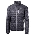 thumbnail image 2 of Men's Cutter & Buck  Black Ivy League Rainier PrimaLoft Eco Insulated Printed Full-Zip Puffer Vest, 2 of 3