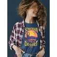 thumbnail image 2 of Hot Sonoran Desert Tee T-shirt Color Women's -SelectDesign, 2 of 4