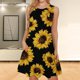 thumbnail image 2 of Mujeres verano casual sin mangas cuello redondo gradiente impreso bolsillo manga vestidos vestido suelto OAVQHLG3B Store lin121212, 2 of 5