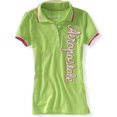 thumbnail image 1 of Aeropostale Mujeres Ny Aero Polo Shirt, Verde, X-Small, 1 of 1