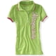 thumbnail image 1 of Aeropostale Womens Ny Aero Polo Shirt, Verde, Small, 1 of 1