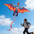 thumbnail image 3 of HENGDA KITE New Dragon Kite Outdoor Sport Polyester Materials Gift, 3 of 7