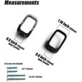 thumbnail image 3 of Goo-Ki Matte Black Cabinet Knobs 0.6'' (16MM) Hole Centers Mordern Zinc Alloy Drawer Knobs Pulls for Drawer,Wardrobe,Cupboard, 6 Pack, 3 of 5