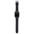 thumbnail image 5 of Adult Mens Soft Black Sueded 2 Piece PU Leather Replacement Strap . 38-41MM, 5 of 5