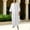 White, variant on Thobe for Men 3/4 Sleeve V Neck Loose Fit Mens Kaftan Thobe with Pockets Kaftan Dresses Dubai Clothes