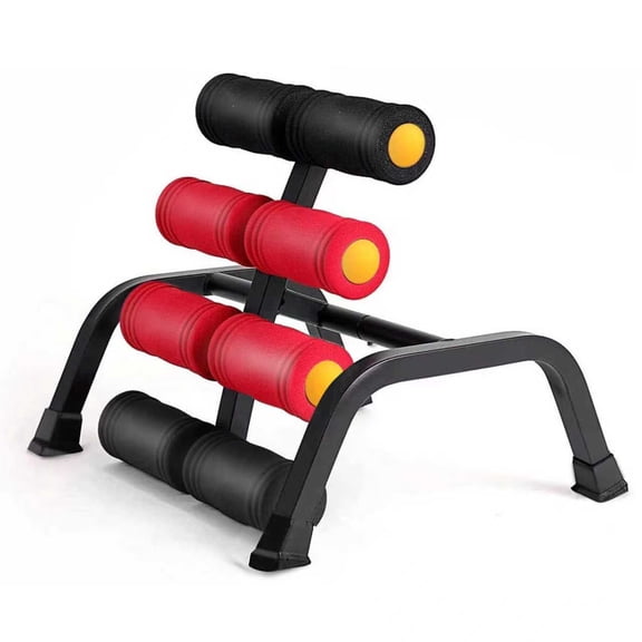 Mini Inversion Table with Back Massage Roller Relieve Back Pain Foldable Back Stretcher Ab Machine with 400LB Weight Capacity