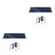 thumbnail image 1 of Eigraketly Kit de panel solar Dual USB Generador solar portátil de energía de celda solar para campamento de caravanas Senderismo Viajes sin ventilador 2Conjunto, 1 of 6