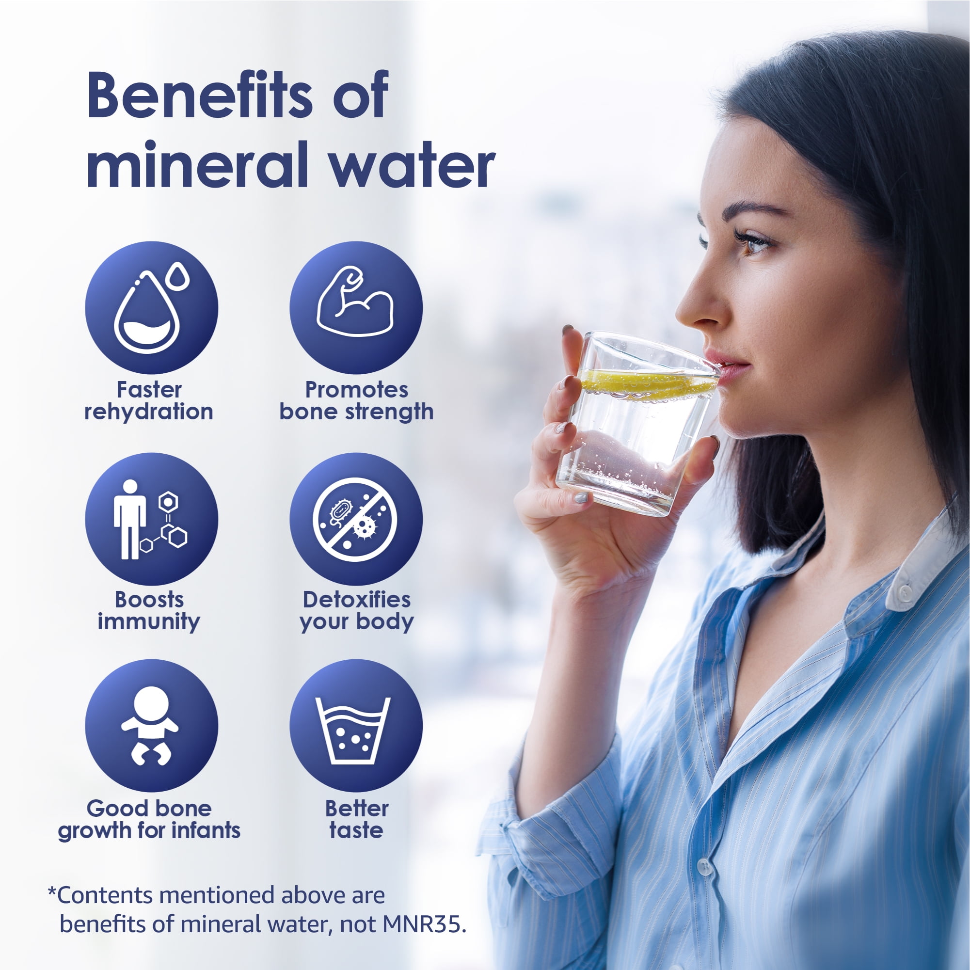 Waterdrop Remineralization Under Sink Water Filtration, 1/4? Quick Connect Post Filter for RO Reverse Osmosis Filter System, Restore Essential Minerals, Replacement for WD-G2MNR-W