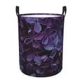 thumbnail image 2 of Uemuo Lilac Pattern Circular Laundry Hamper Basket with handles,Collapsible laundry basket,Large capacity laundry hamper,Laundry Organizer-Small, 2 of 8