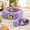 Dusty Purple-Round, variant on Bubble Round Cat Tunnel For Indoor Cats Cream White
