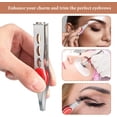 thumbnail image 4 of 4 pinzas para cejas con luz LED, pinzas iluminadas, pinzas con punta inclinada LED, pinzas de acero inoxidable para cejas, herramientas de maquillaje para quitar, 4 of 5
