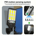 thumbnail image 6 of 2Pcs Bright Solar Outdoor Motion Sensor Lights, 108 COB LED 3 Lighting Modes Waterproof Safety Lights for Porches Gardens Yard Paths Deck Fences, 6 of 11