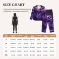 thumbnail image 4 of Haiem Purple Hippo In Water Pattern Women’s Long-sleeve Sleepwear,Sleepwear Set,2-piece Loungewear Set,Soft PJs Comfy Nightwear with Pockets-Medium, 4 of 7