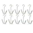 thumbnail image 1 of Stainless Steel U-Shaped Shoe Drying Rack, Windproof Hanging Hook for Outdoor and Household Use, Multifunctional Slippers Drying Device, Space-Saving Drying Solution for Patio Balcony Garage, 1 of 3