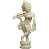 Handicrafts Resin Standing Krishna Idol Religious Statue Gift for Home & Office Temple