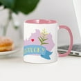 thumbnail image 4 of CafePress - Kentucky State Outline Goldenrod Flower Mugs - 11 oz Ceramic Mug - Novelty Coffee Tea Cup, 4 of 6