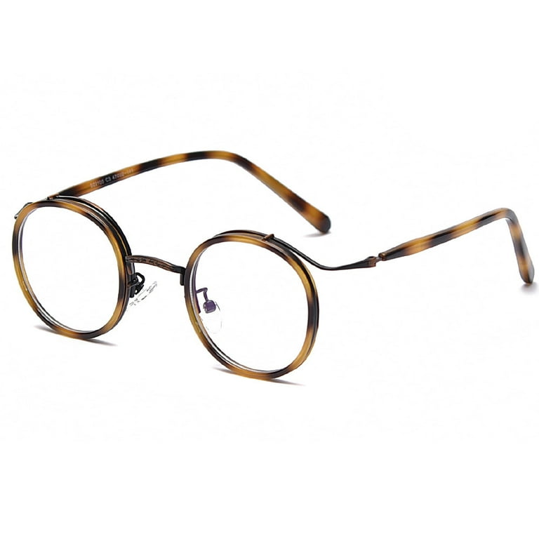 Vintage Round Metal Glasses Frame Reading Glasses Unisex Circle Eyeglasses Frame Walmart