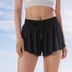 thumbnail image 1 of 2-in-1 Sports Yoga Short Skirt, Women's Activewear, Drawstring Stretchy Golf Sports Shorts, 1 of 5