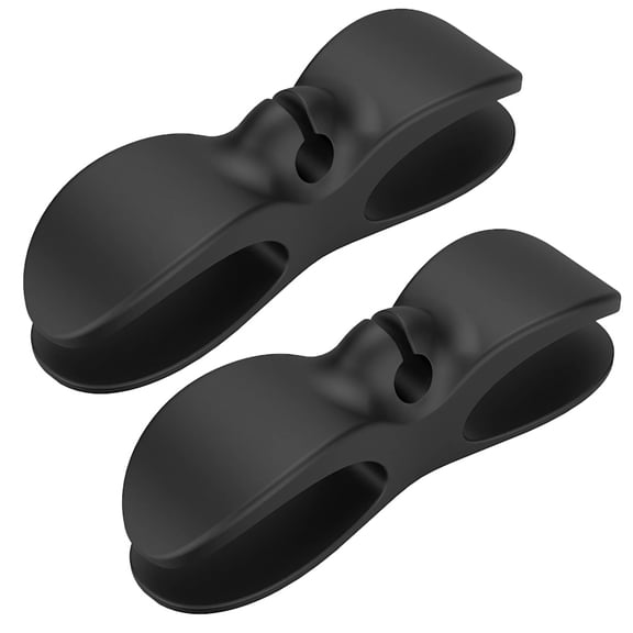 STONEGO 1PC/2Pcs Kitchen Cable Manager - Secure Wall-Mounted Power Plug Holder and Cable Organizer, Simplify Data Cable and Power Cord Management for a Tidy Kitchen or Workspace