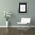 thumbnail image 3 of Trademark Fine Art "Letters and Words 4" Canvas Art by Hello Angel, Black Matte, Silver Frame, 3 of 4