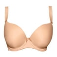 thumbnail image 5 of Womens Freya Lingerie Deco Moulded Underwire Plunge Bra 4234 Nude 30FF, 5 of 7