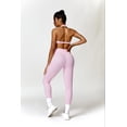 thumbnail image 2 of PISONIC Workout Sets for Women 2 Piece Twist Front Halter Sports Bras High Waist Biker Shorts Exercise Gym Yoga Outfit, 2 of 9