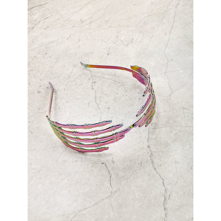 Way to Celebrate Halloween Skeleton Hands Headband - Walmart.com display picture 2