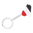 thumbnail image 6 of Exquisite Iraq Flag Keyring Long Lasting Iraq Map Keychain Non Fading Steel Key Holder Suitable for Travelers, 6 of 9